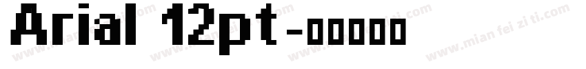 Arial 12pt字体转换
